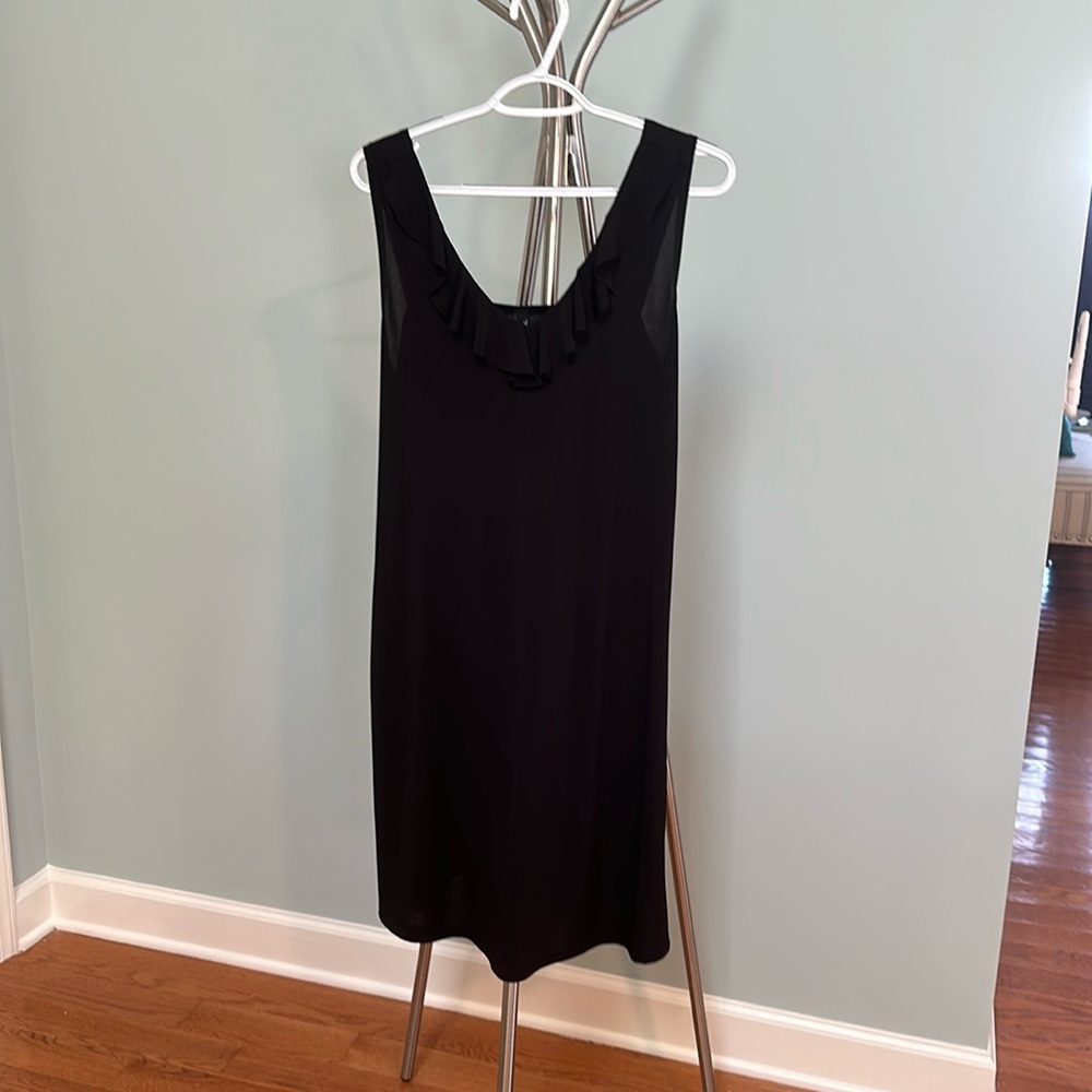 Black shift dress